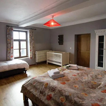 Spacious Hpliday In Onhaye With Fireplace 度假居